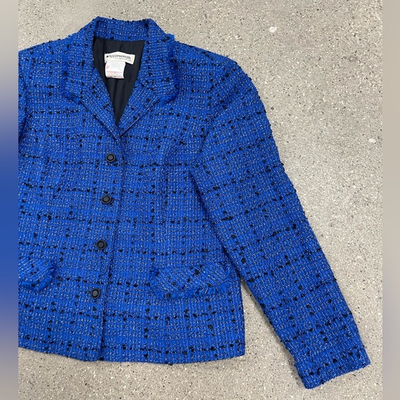 Vintage Formal or Business Casual APPLESEED 2 Piece LUXURY SUIT Blazer & Skirt - Picture 7 of 15